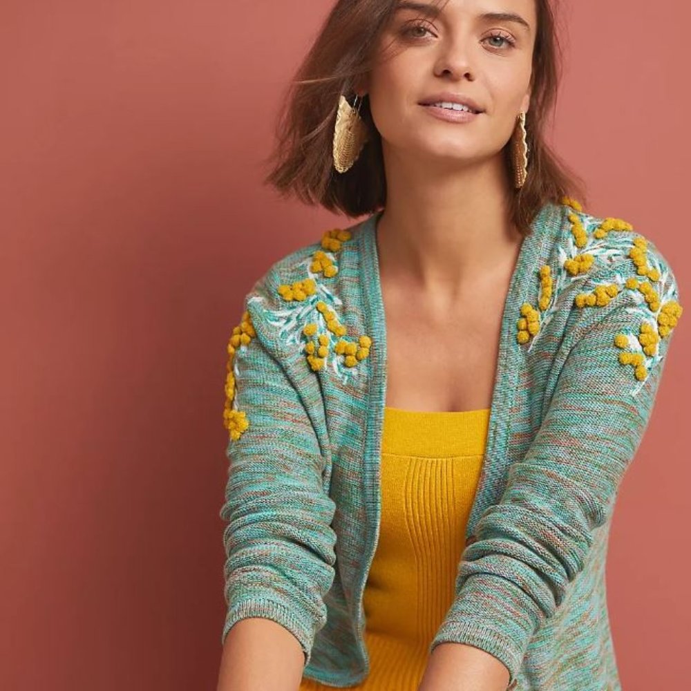 Anthropologie Pommed Campsis Cardigan